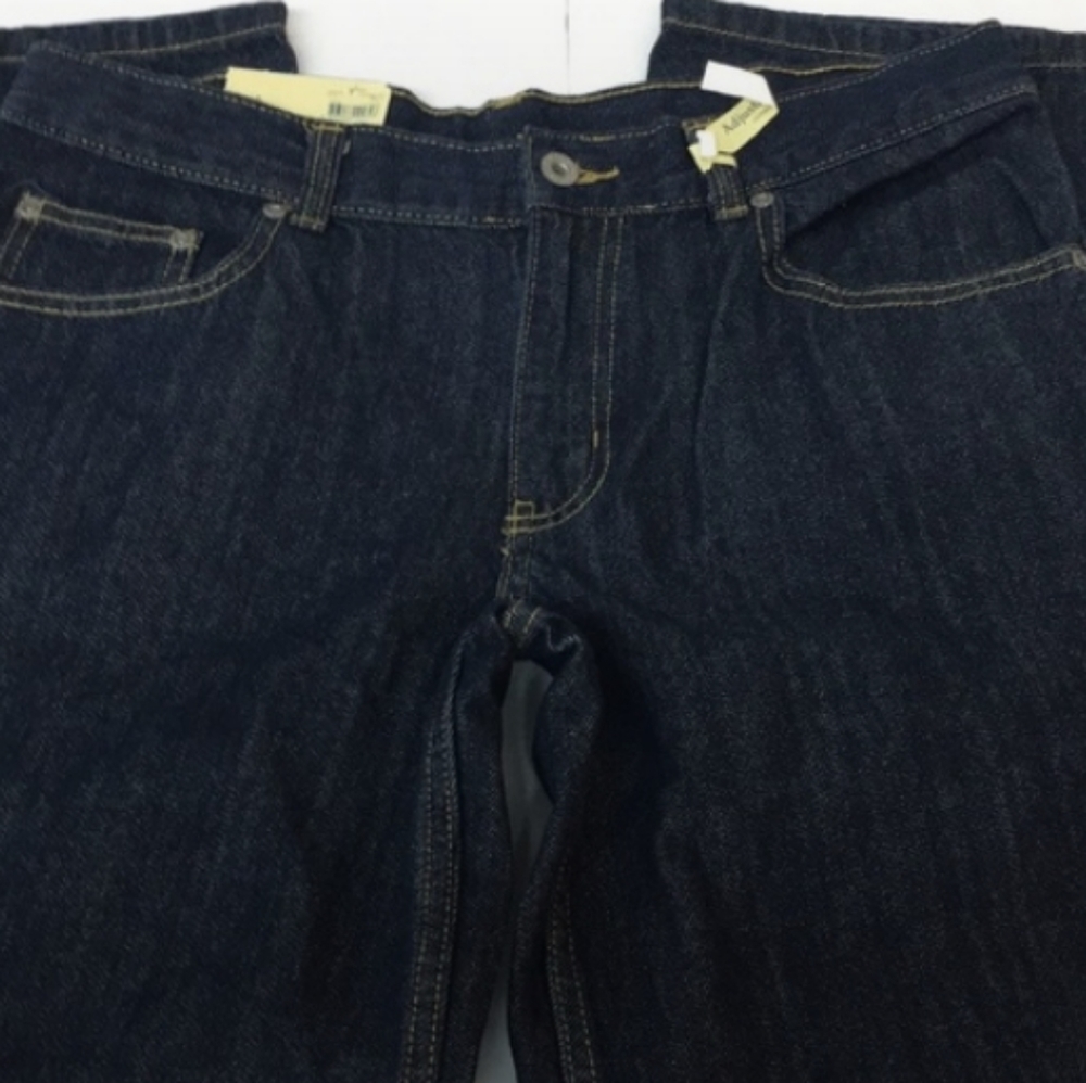 Faded Glory NWT Womens Relaxed Straight Jeans/Size 16 Husky - Picture 4 of 10